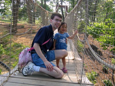 Outside was much more fun. They had a huge beautiful garden.